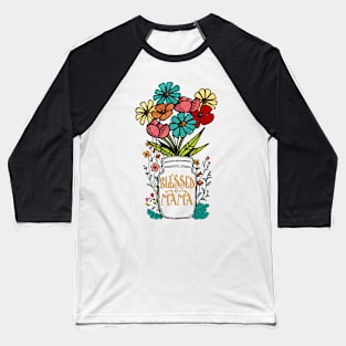 Blessed Mama Baseball T-Shirt